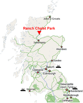 Map of Scotland